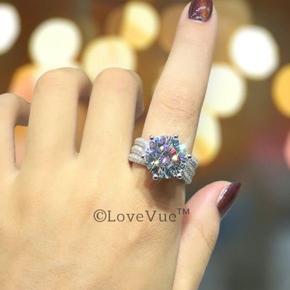 Certified 5ct. t.w. Diamond Brilliant Cut Luxury Engagement Wedding Ring - Picture 10 of 17